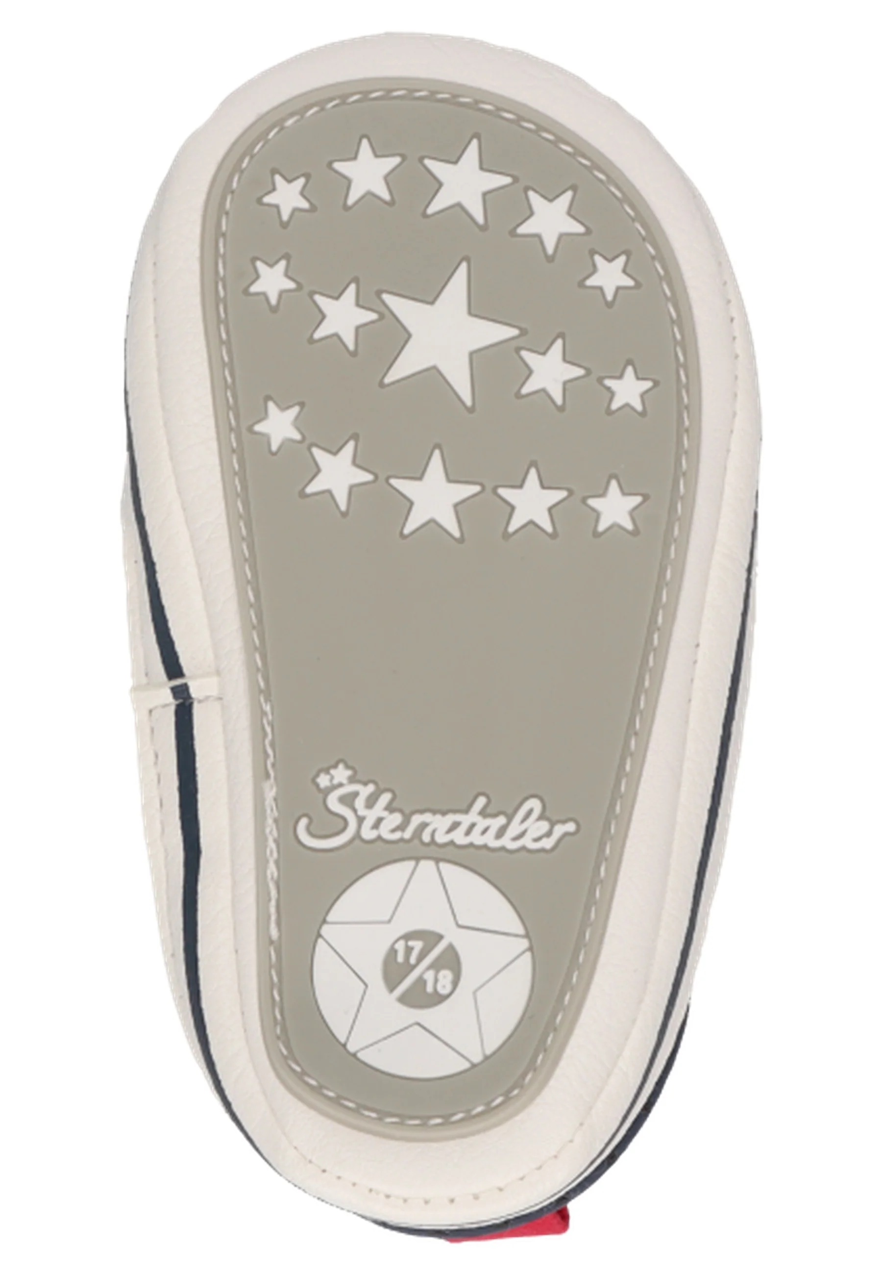 Babyschuh Uni mit elastischen Schnürsenkeln