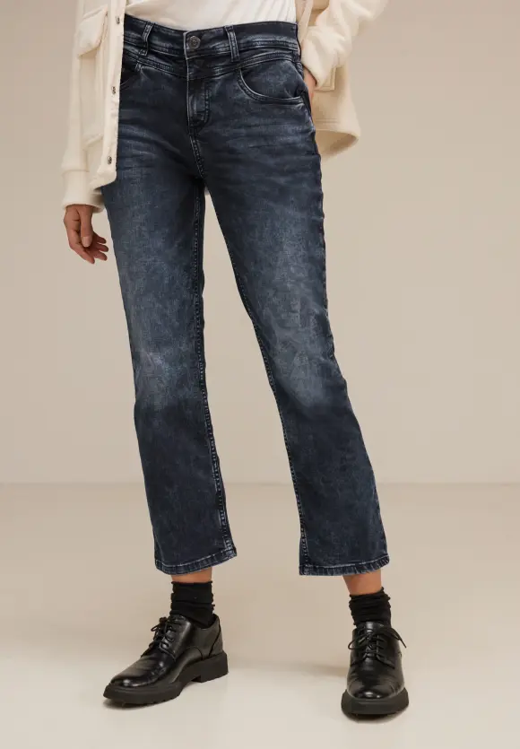 Street One Casual Fit Kick Flared Jeans