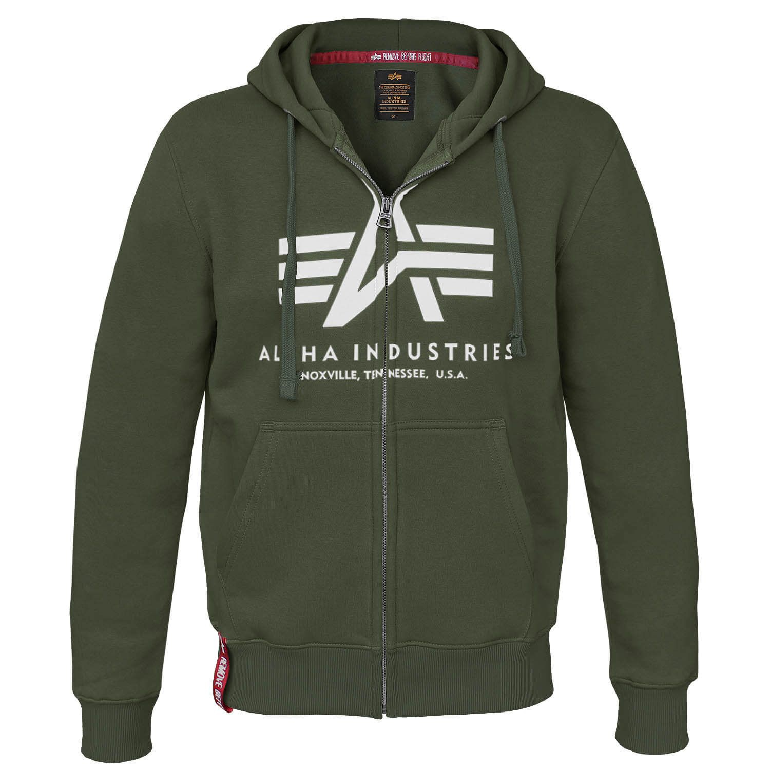 Basic Zip Hoody Kapuzen Jacke