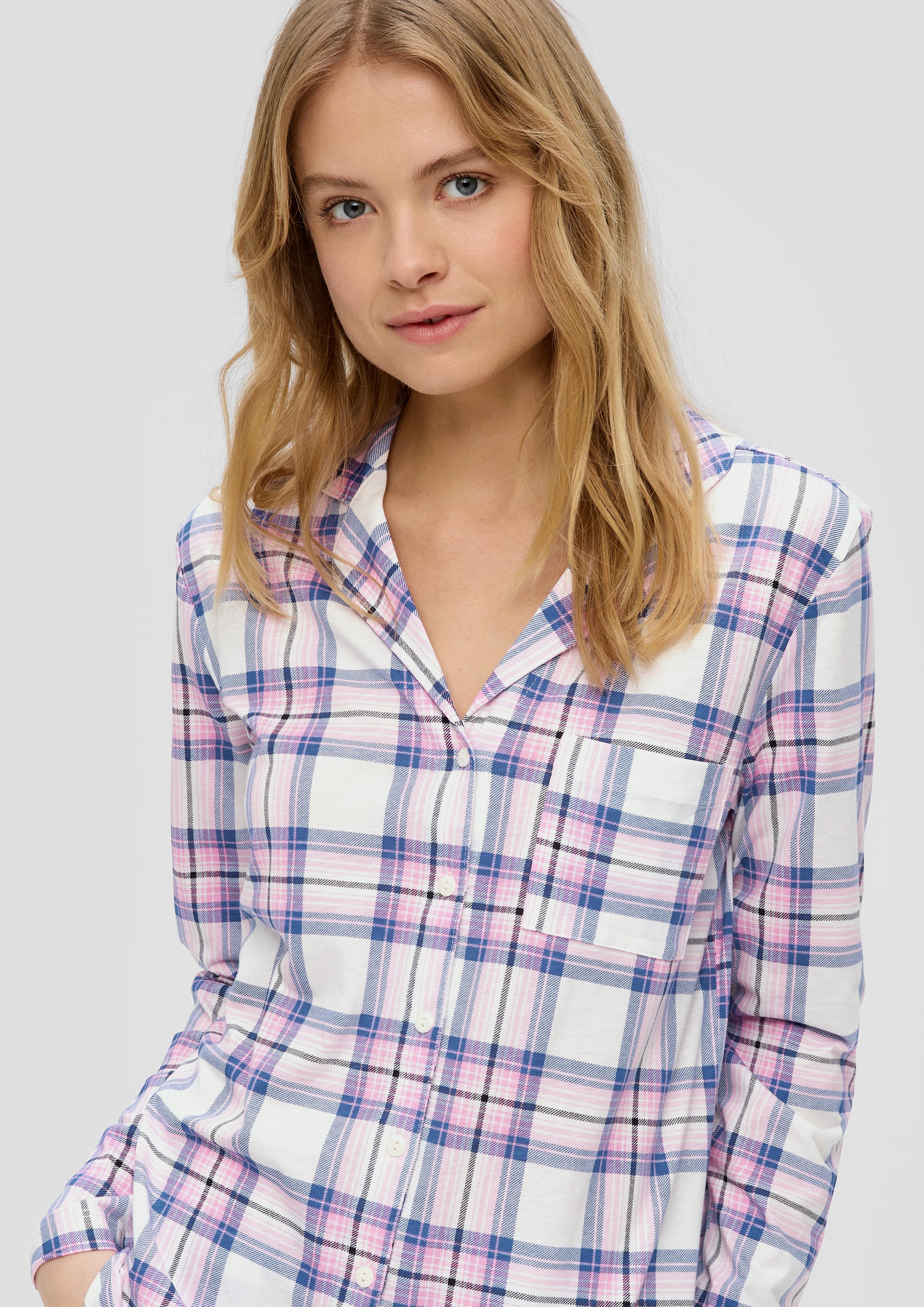 Kurzes Pyjama-Set mit Karo-Muster  6009455-9388