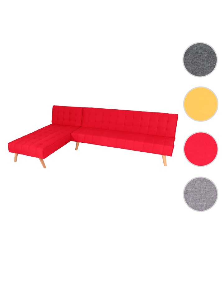 MCW Ecksofa K38 Liegefläche links/rechts, Rot günstig kaufen onesize
