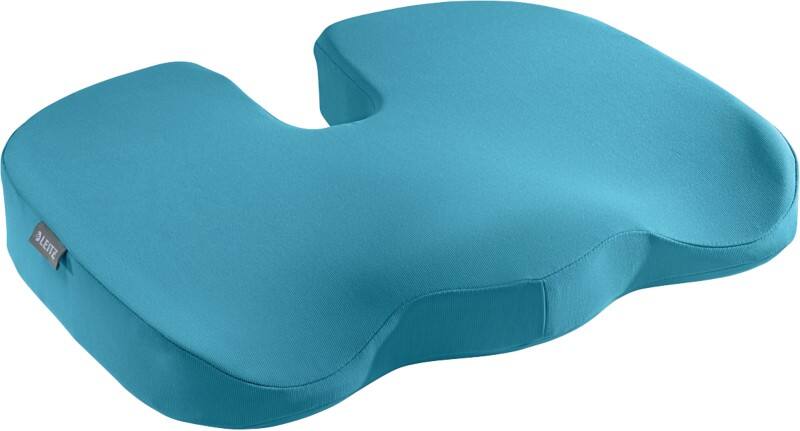 Leitz Ergo Cosy Ergonomisches Sitzkissen 5284 Schaumstoff Waschbar 455 x 75 x 355 mm Blau