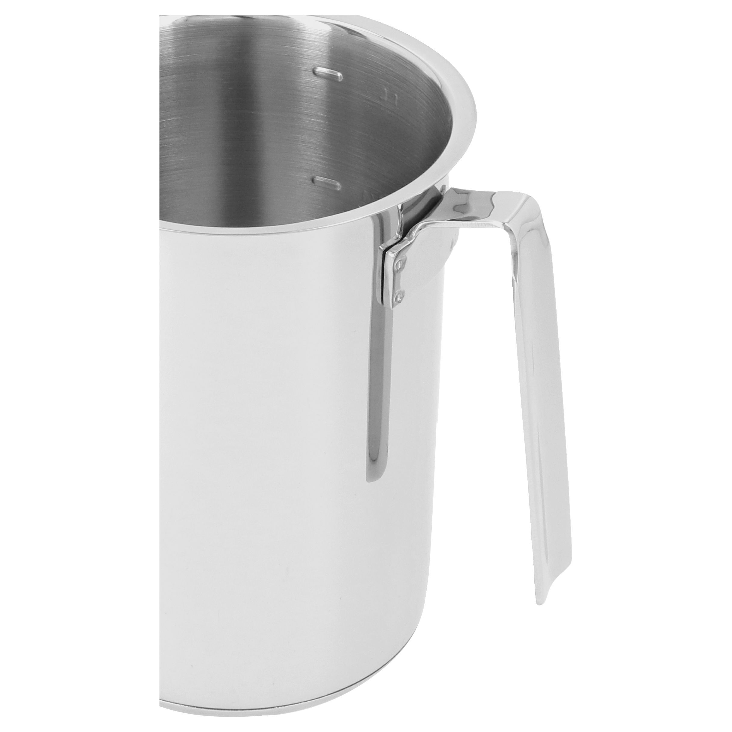 Stieltopf 10 cm, 18/10 Edelstahl, Silber