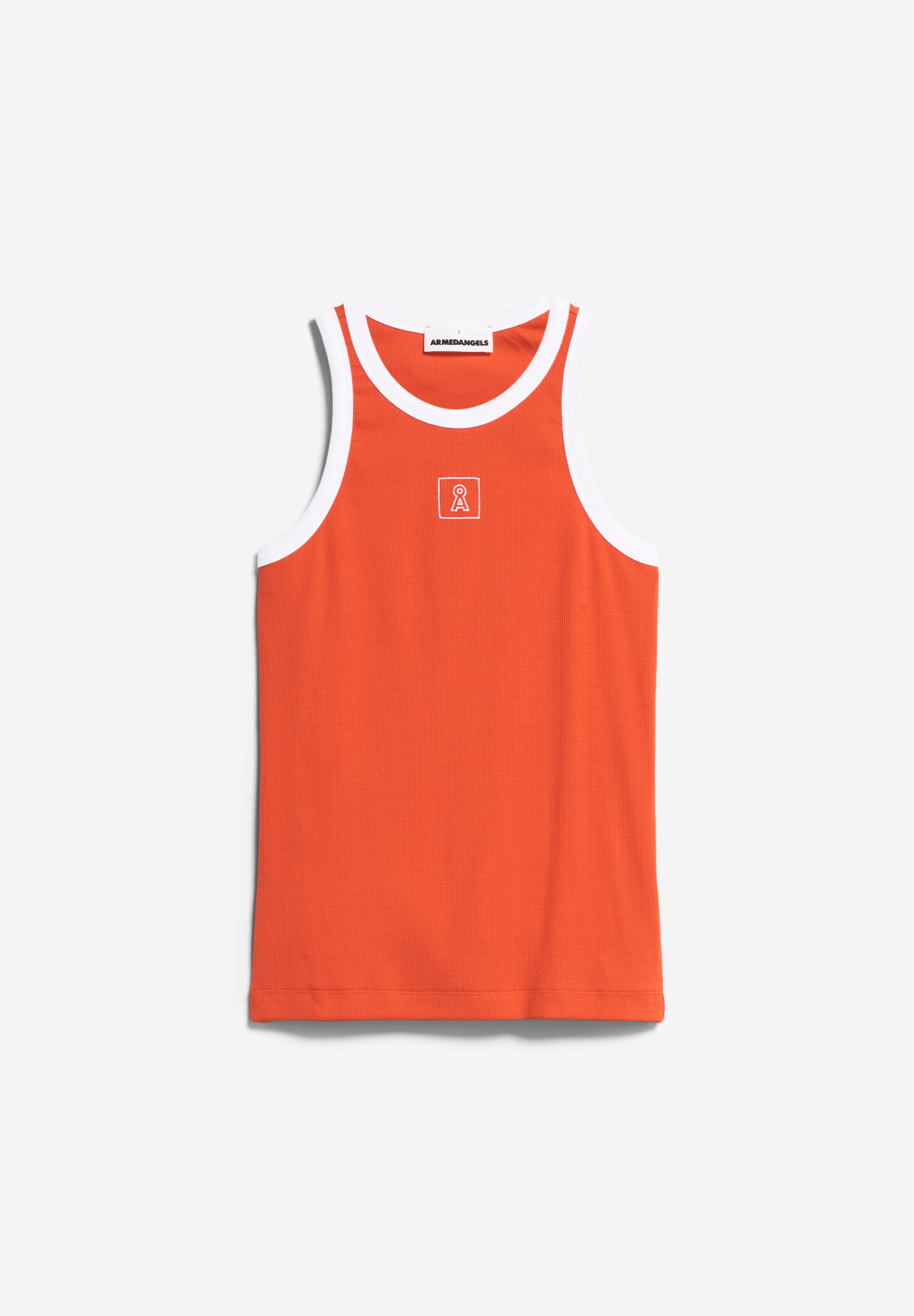 Ripp-Top Slim Fit aus Bio-Baumwoll Mix