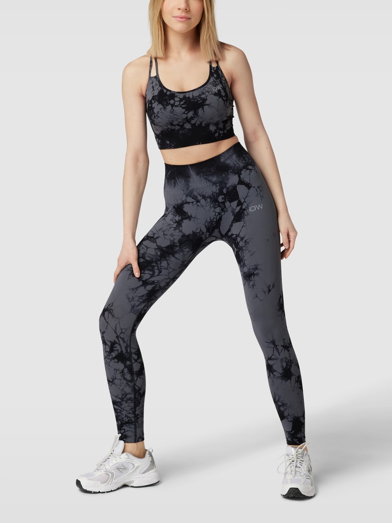 Bustier in Batik-Optik Modell 'Define Seamless Tie Dye' in schwarz