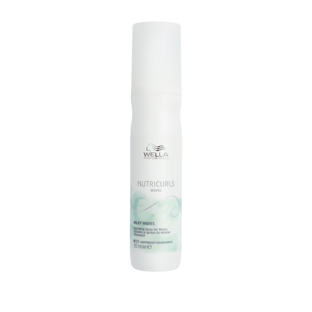 Wella Nutricurls Spray Milky waves nourrissant pour cheveux ondulés Soin sans rinçage