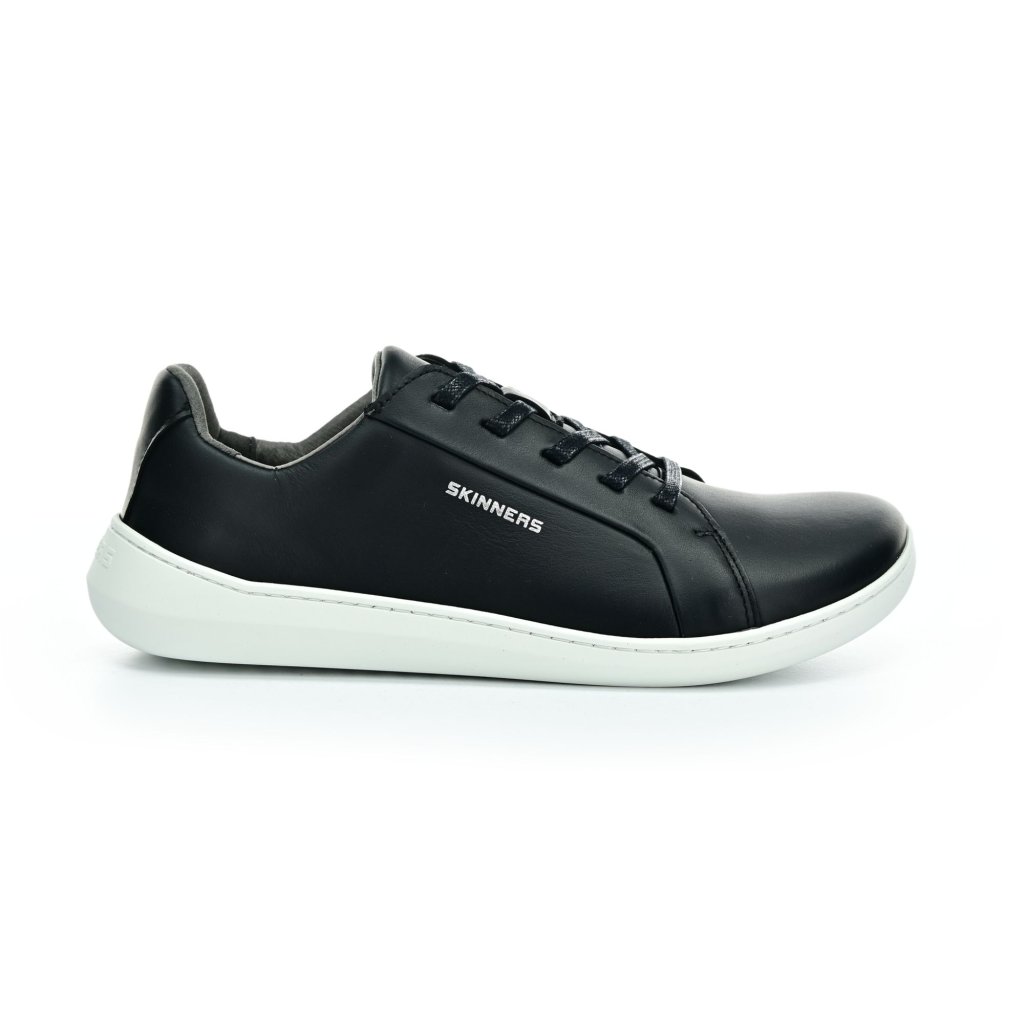 Skinners Moonwalker Leather Black Barfußsneakers