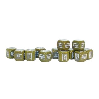 Order Dice Pack - Olive Drab (12)