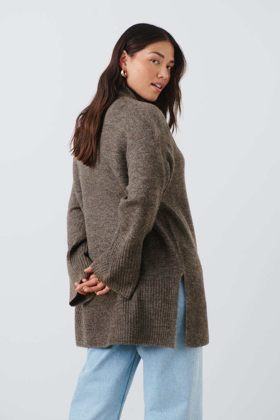 Knitted oversized sweater