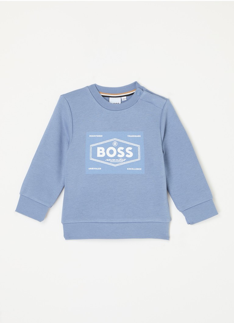 Pulover HUGO BOSS cu logo imprimat