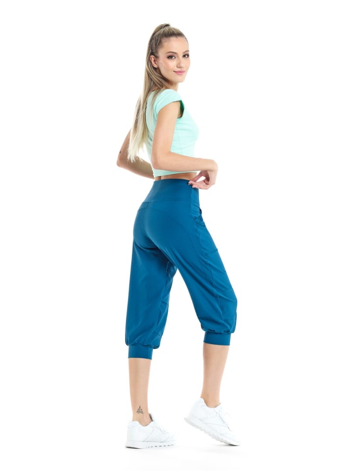 Winshape Functional Comfort ¾ Leisure Trousers LEI201C in teal green günstig kaufen