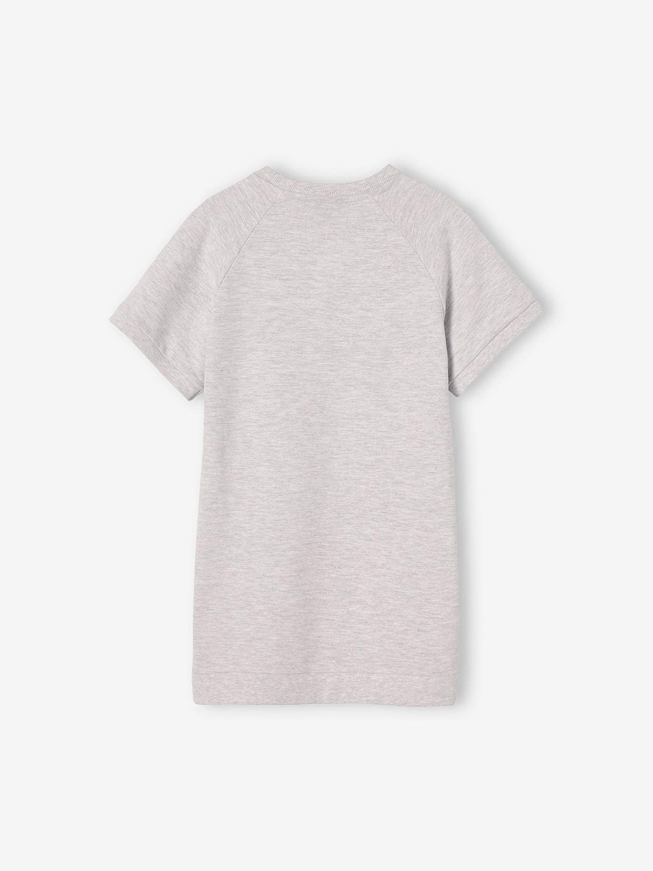 Robe-sweat fille Yale® gris chiné