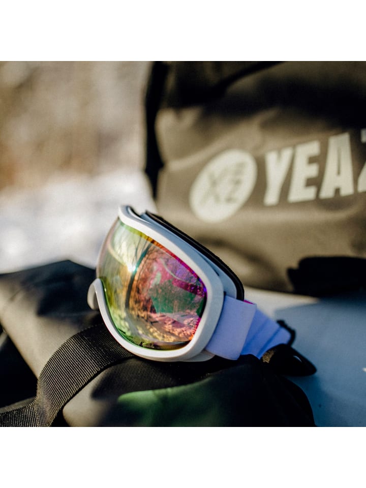 YEAZ STEEZE Ski- und Snowboard-Brille pink/weiss in weiß günstig kaufen onesize