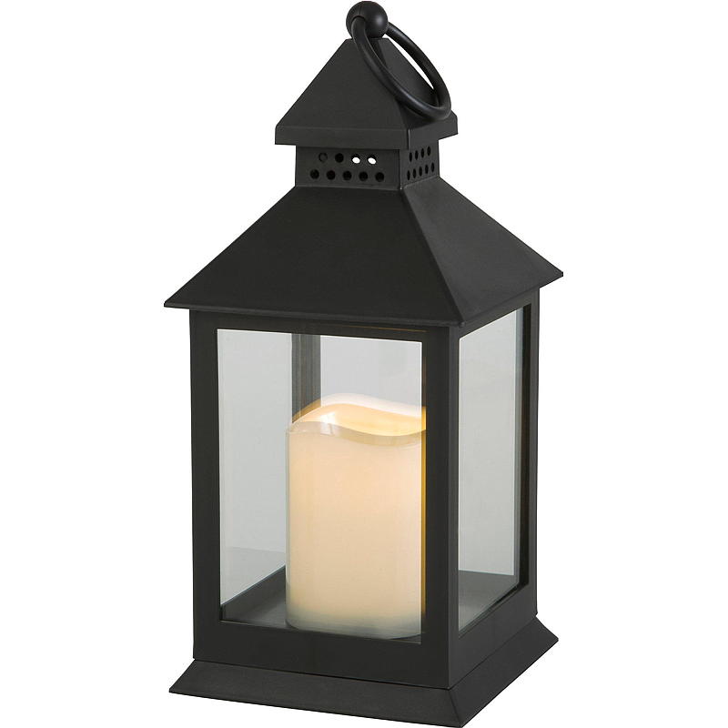 Home Lykt Eileen 10,8x24 cm LED plast sort