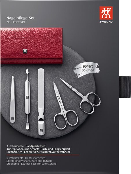 ZWILLING Beauty Classic Nagelpflege-Set - red Maniküre-Set