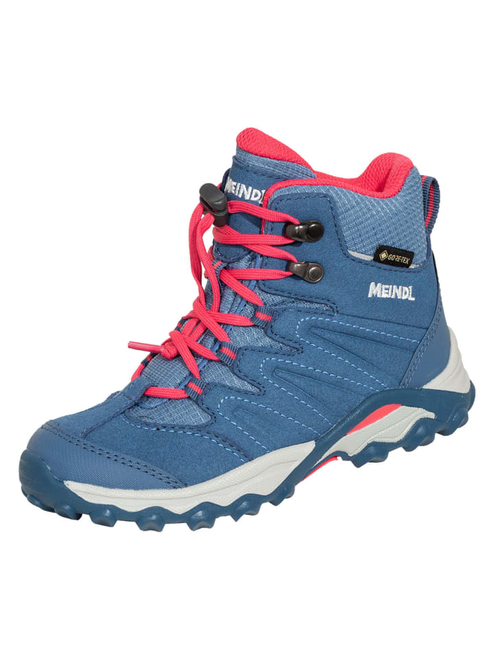 MEINDL Wanderschuhe Arigo Junior Mid GTX in blau/pink günstig kaufen