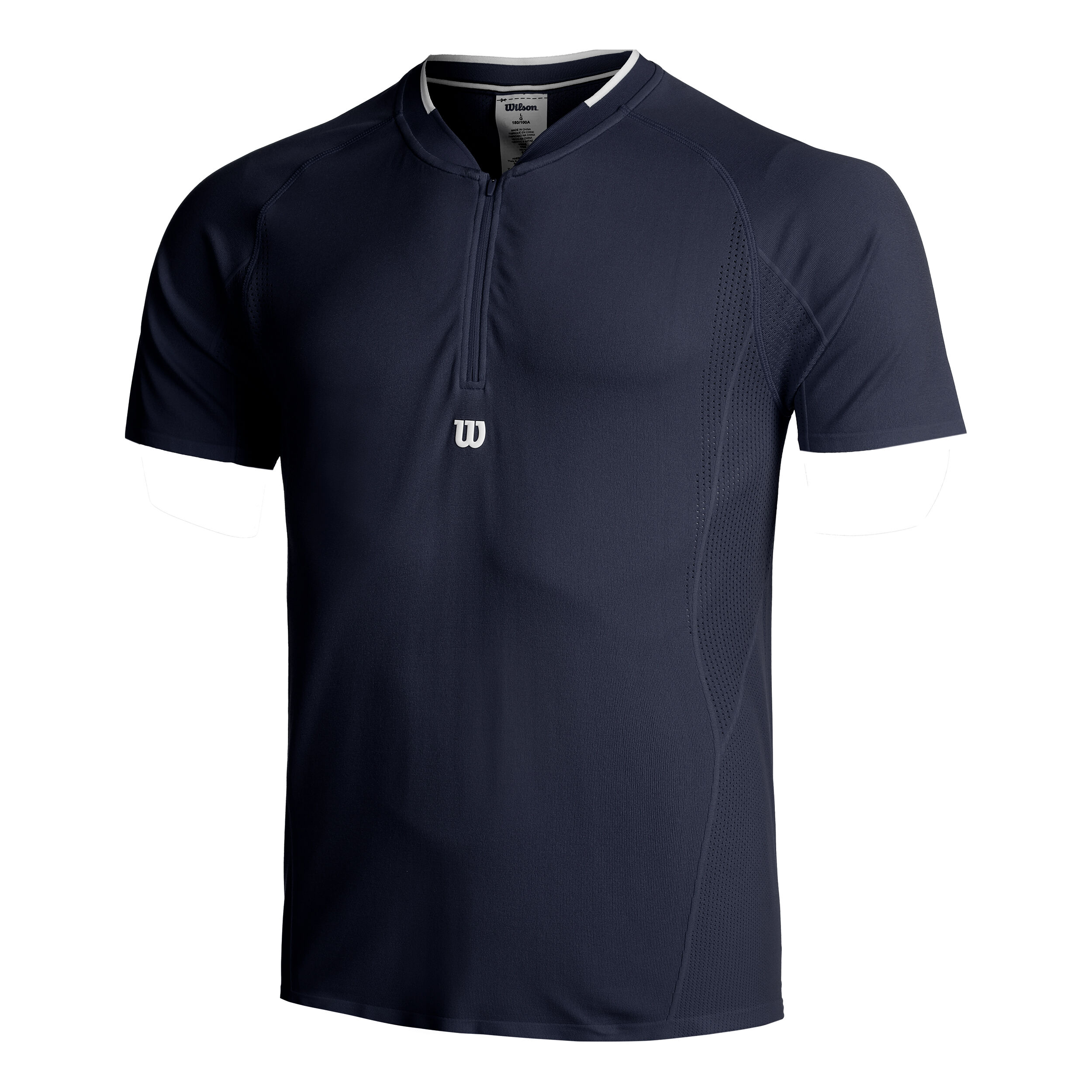 Players Seamless Zip Henley 2.0 T-Shirt Herren - Blau