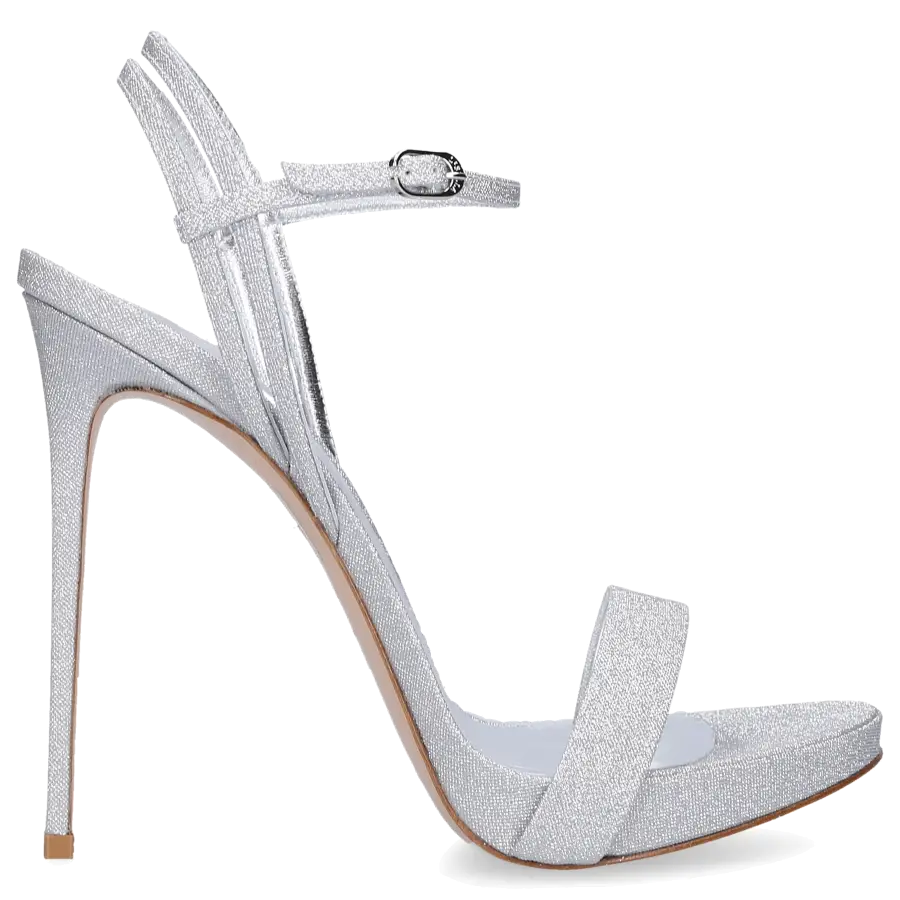 Le Silla - Sandalen GWEN Textil - silber
