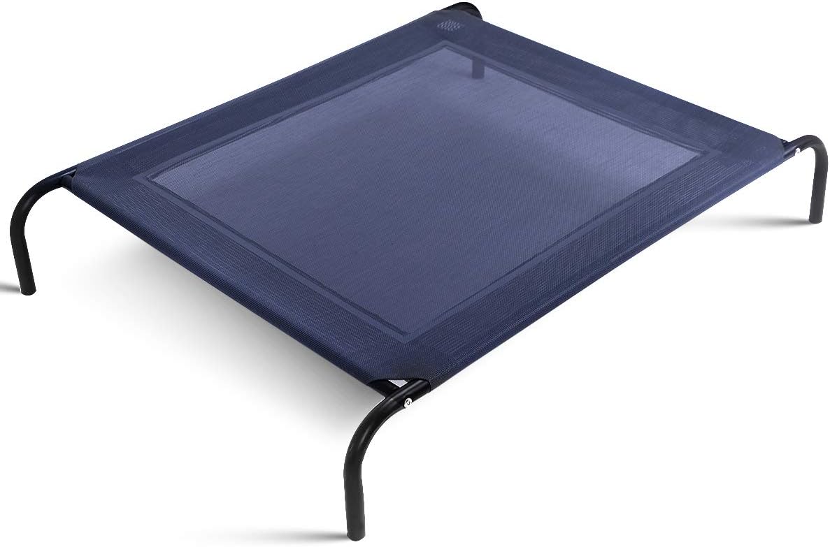 Costway Hundebett Metall Sommer, Hundeliege Garten