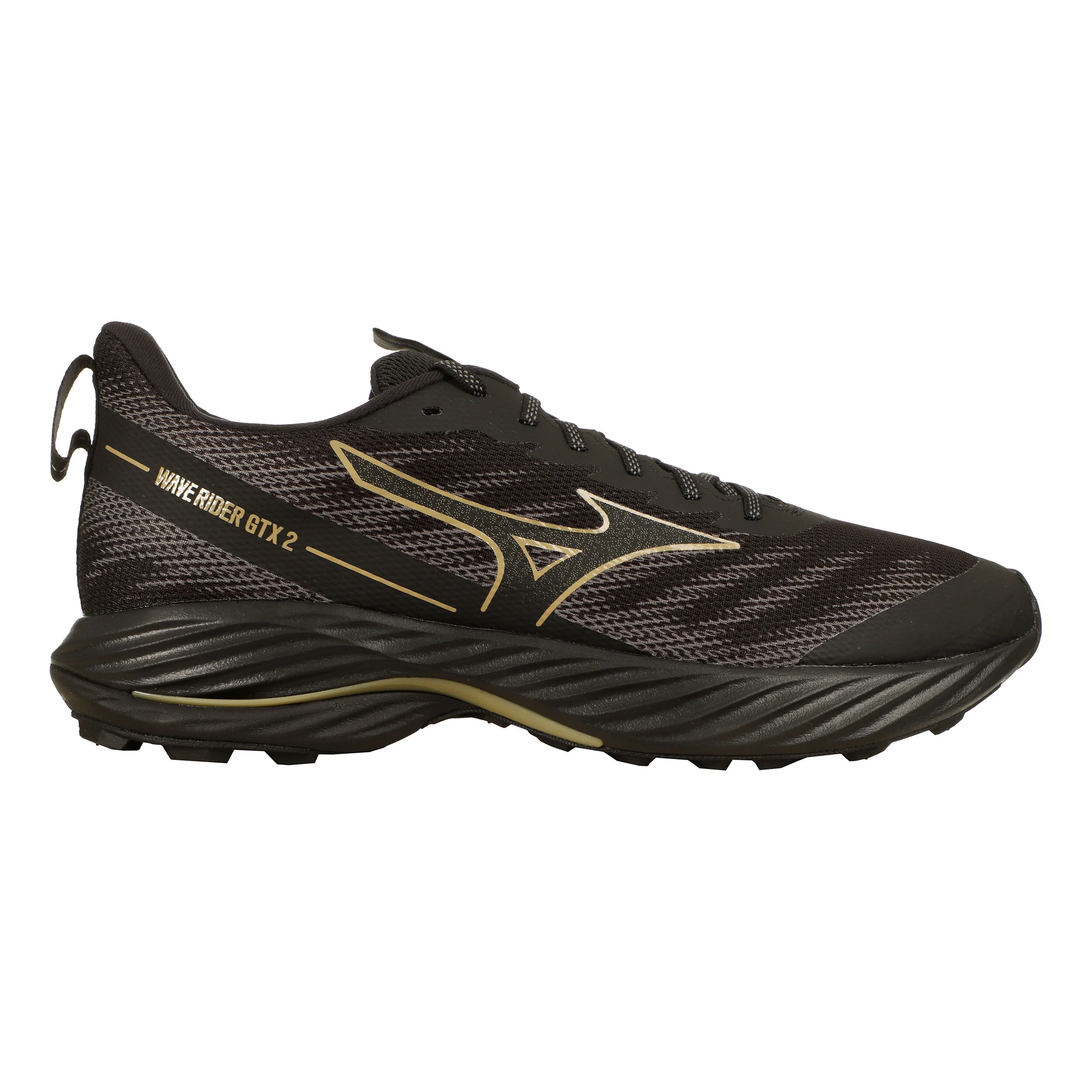 Wave Rider GTX 2 Trailschuh Herren - Schwarz, Gold