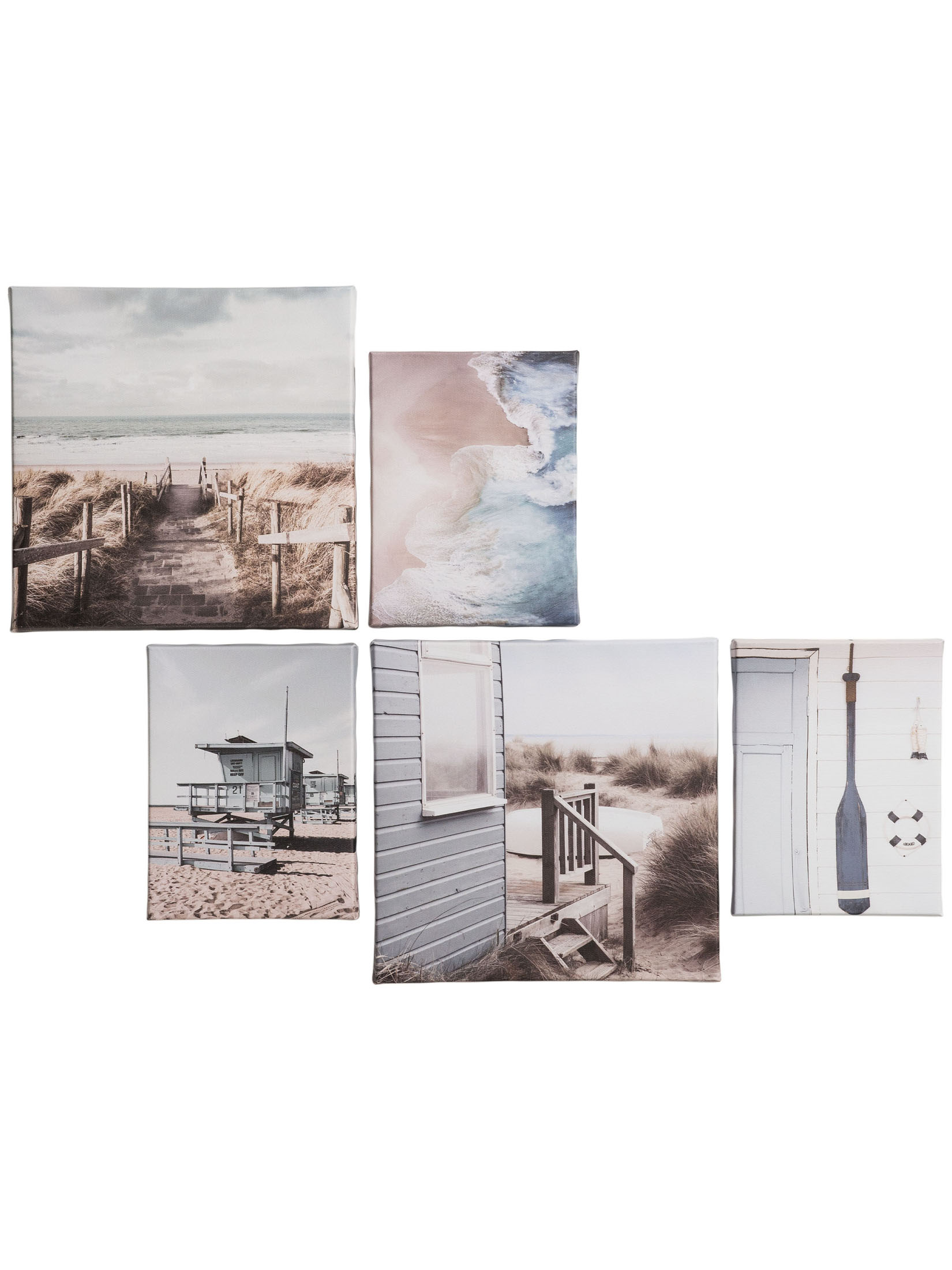 Beachlife Leinwand Druck, Blau