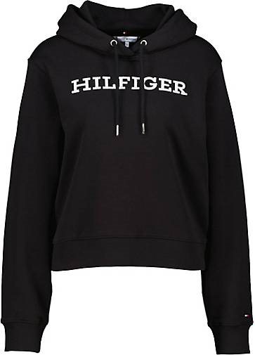 TOMMY HILFIGER Damen Sweatshirt REG MONOTYPE EMB HOODIE