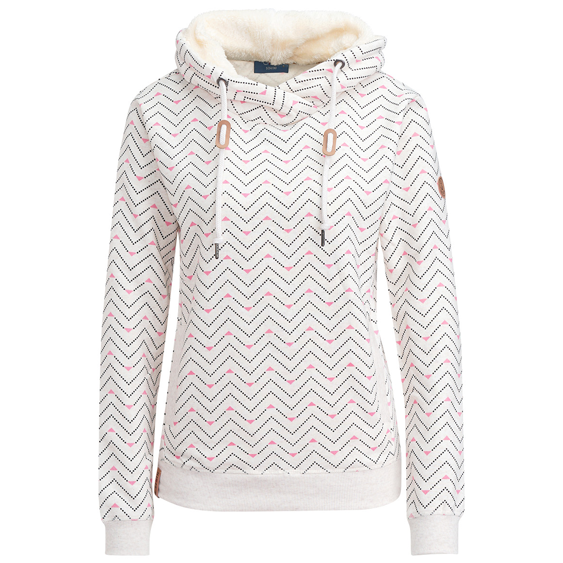 Damen Sweatshirt mit Schalkragen
