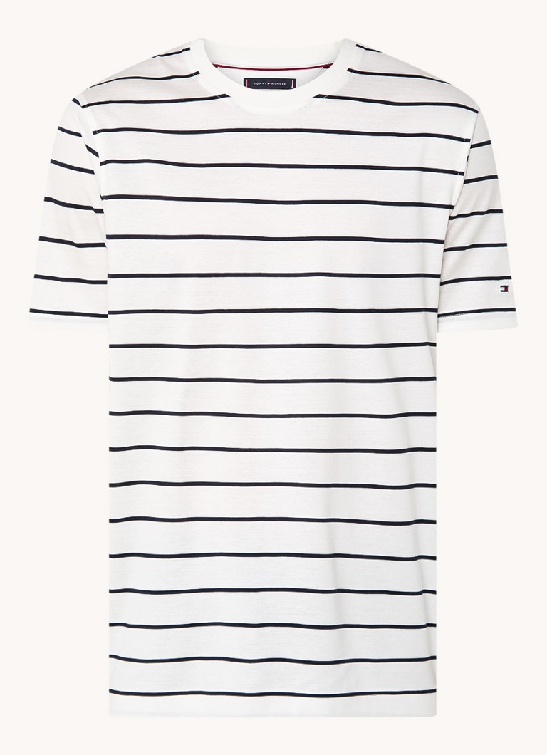 Tricou cu dungi Tommy Hilfiger