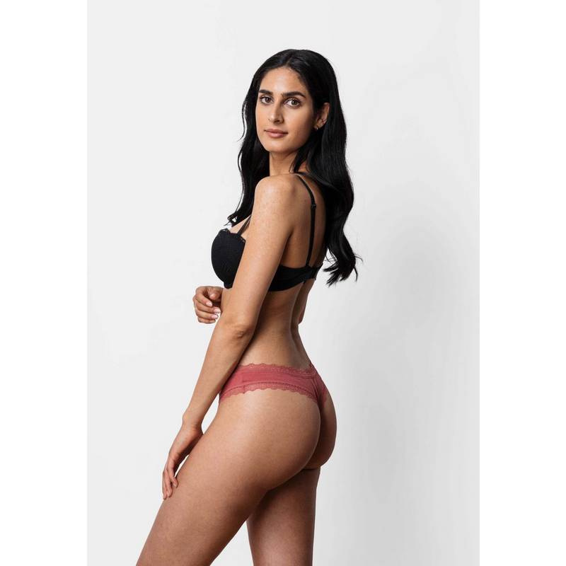 Snocks Tangas mit Spitze aus Bio-Baumwolle Unterhose Damen