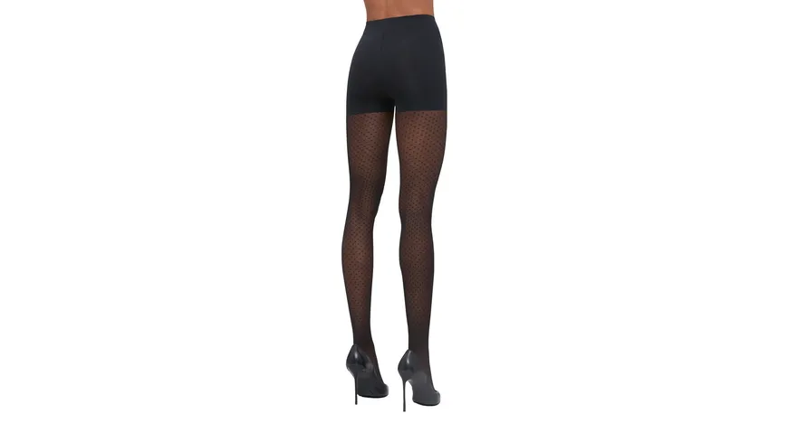 Wolford Damen figurformende Feinstrumpfhose Control Dots 20 DEN black