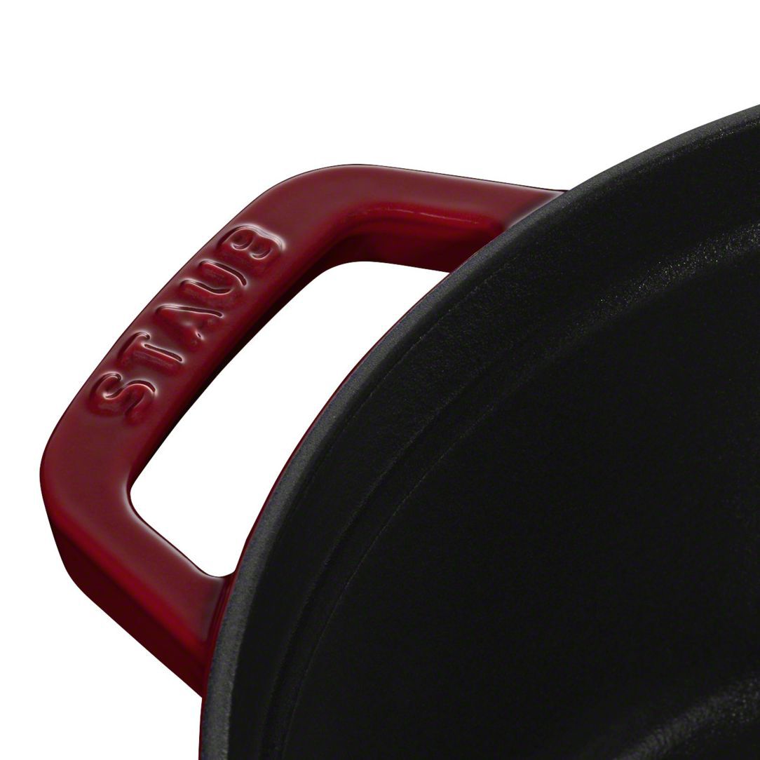 Cocotte 26 cm, rund, Bordeaux, Gusseisen