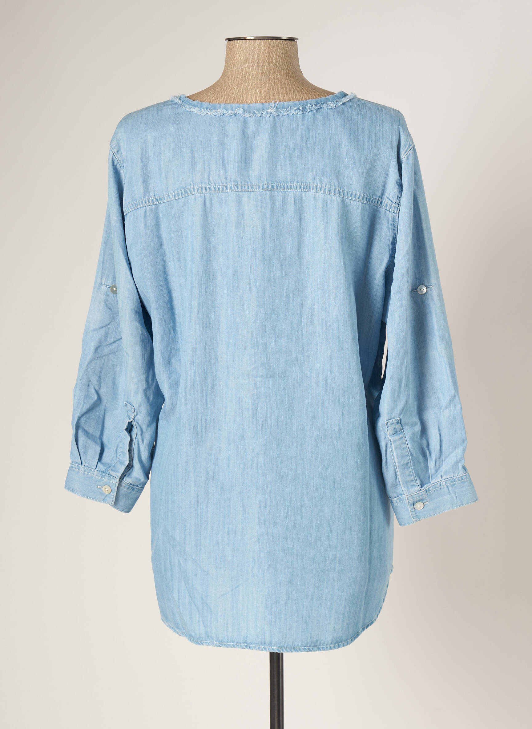 Thomas Rabe Tuniquemanchelongue Femme couleur bleu