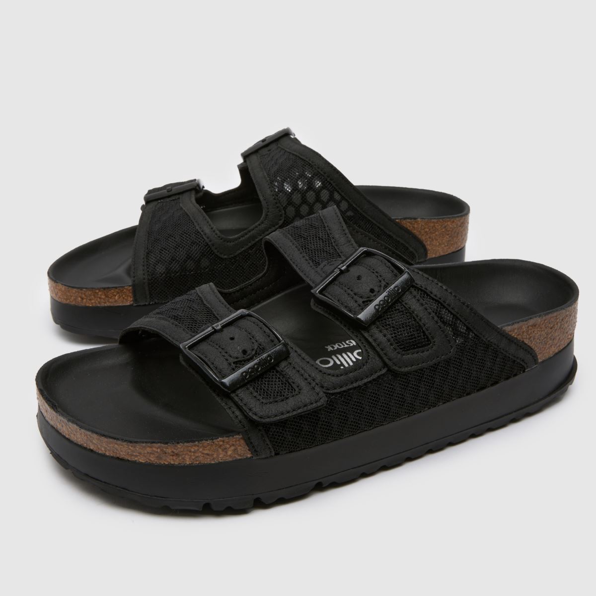 BIRKENSTOCK – Arizona – Svarta papillio-sandaler