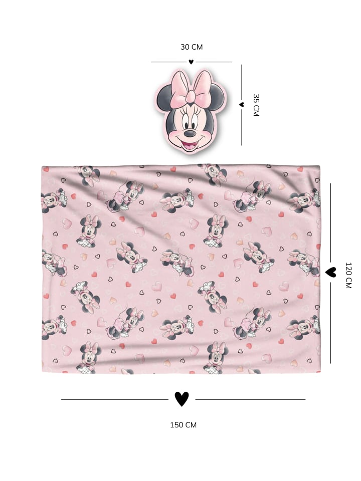 Disney Kuschelset, Decke und Kissen 