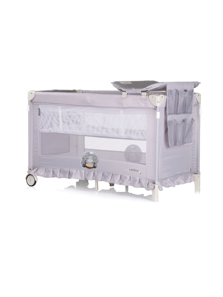 Chipolino Reisebett Palace, Baldachin in grau günstig kaufen 60x120 cm