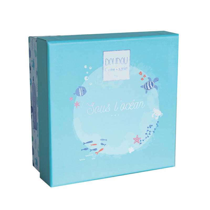 Doudou Poisson mignon corail