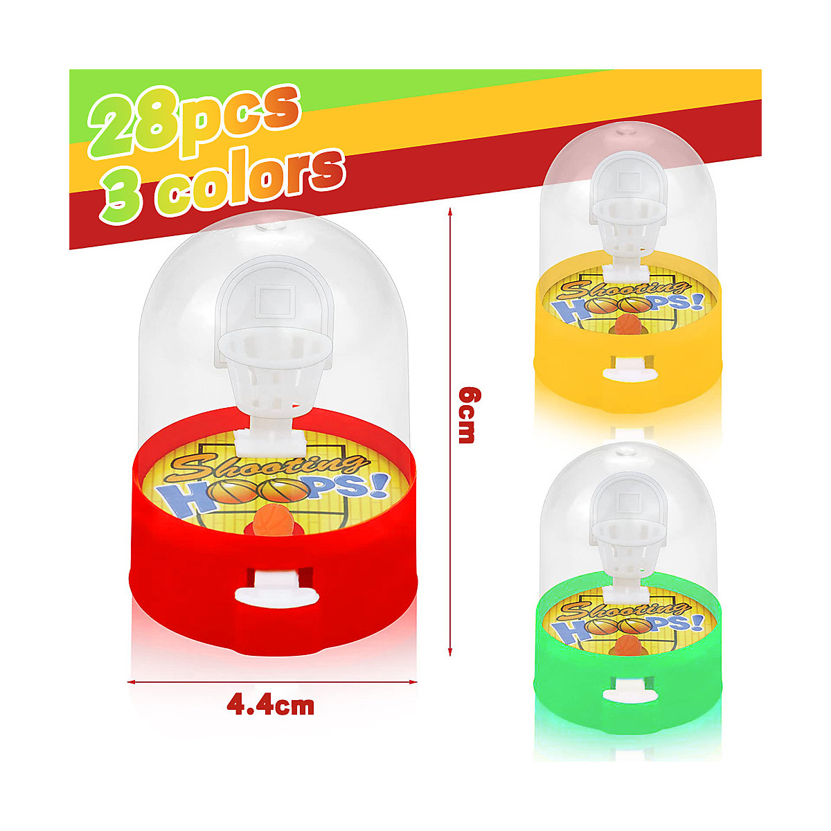 Mini Basketball Finger Spielzeug , 28 Stück für Kinder