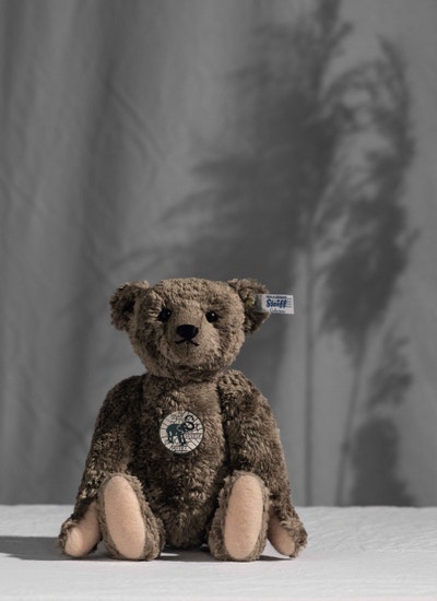 Richard Steiff Teddybär, 28 cm, hellgrau