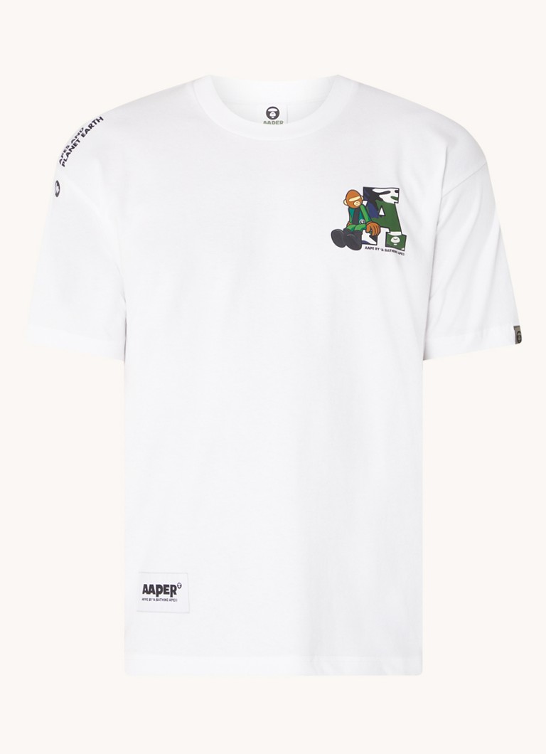 Aape T-shirt with logo and back print