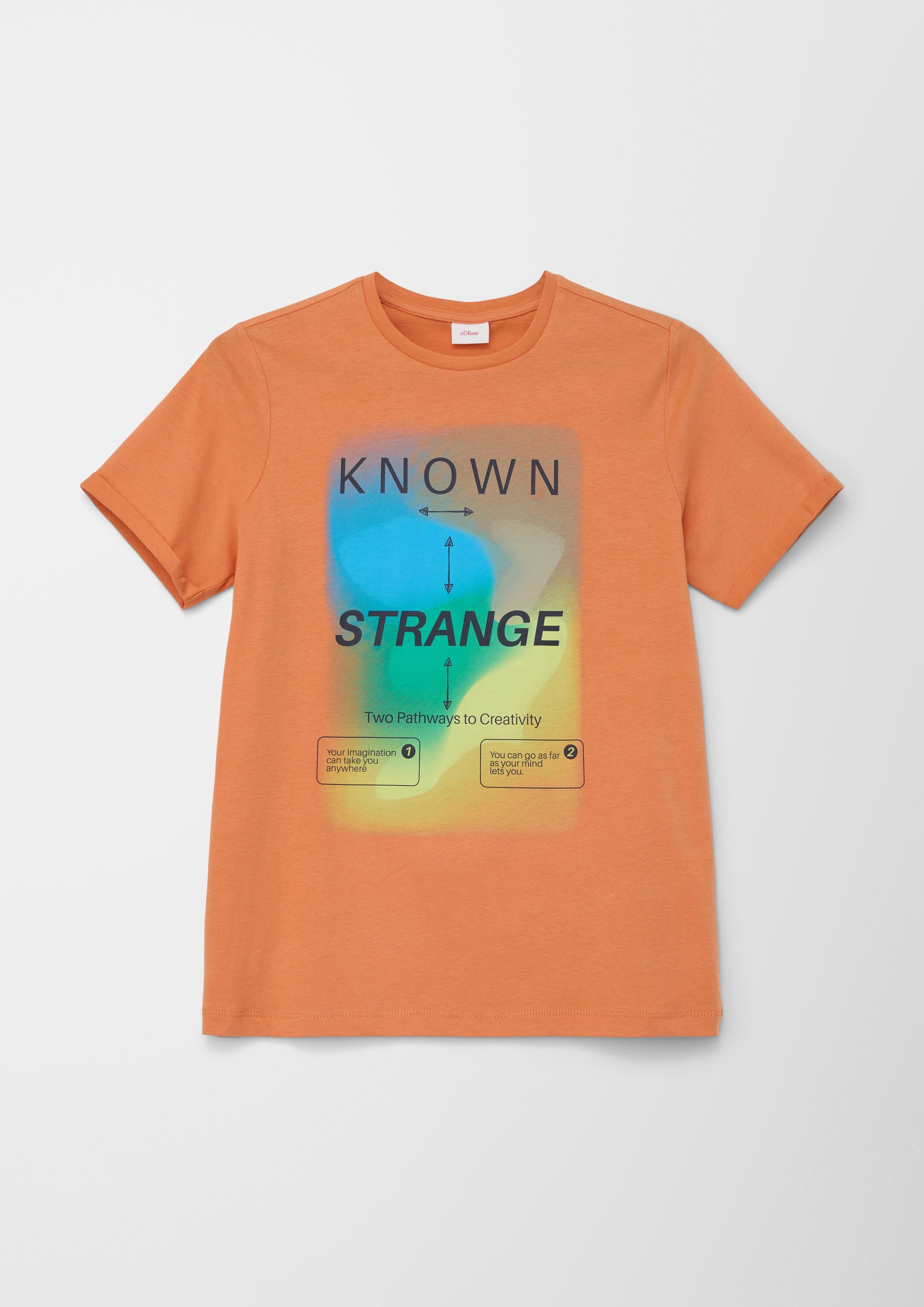 Baumwollshirt mit Grafikprint  2128275-2140