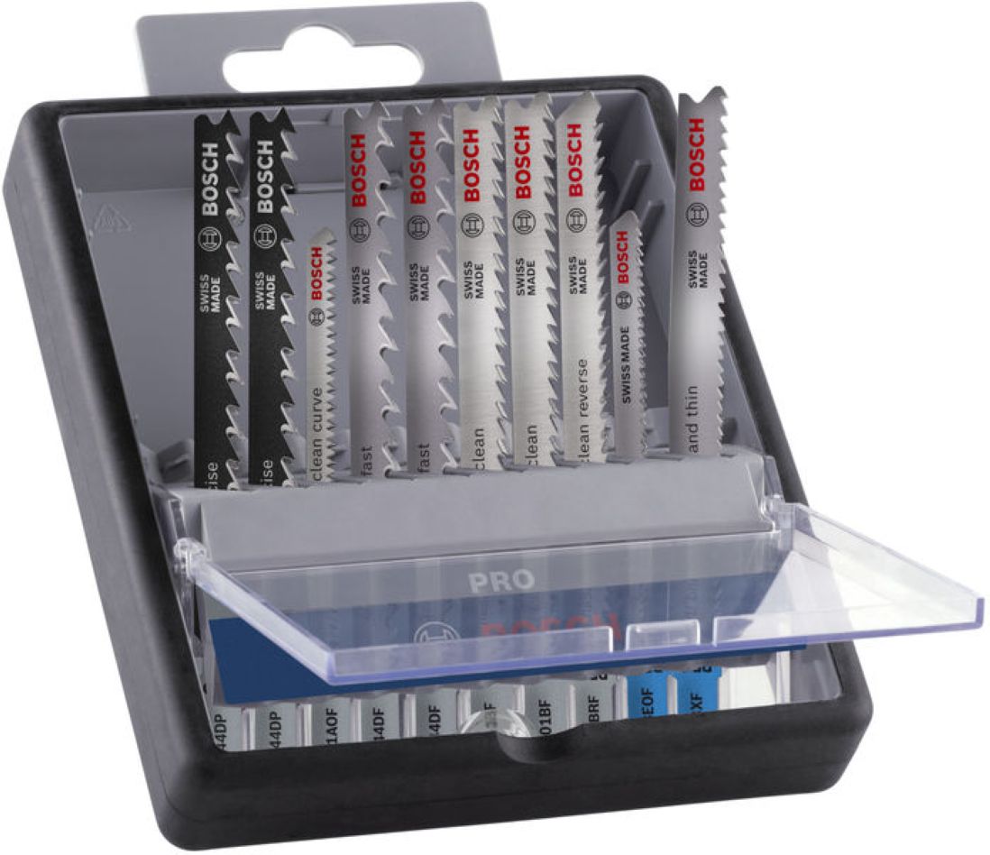 Bosch Blue Accessories 2607011944 PRO Trä- och metallset 100 mm i Robustline-kassett