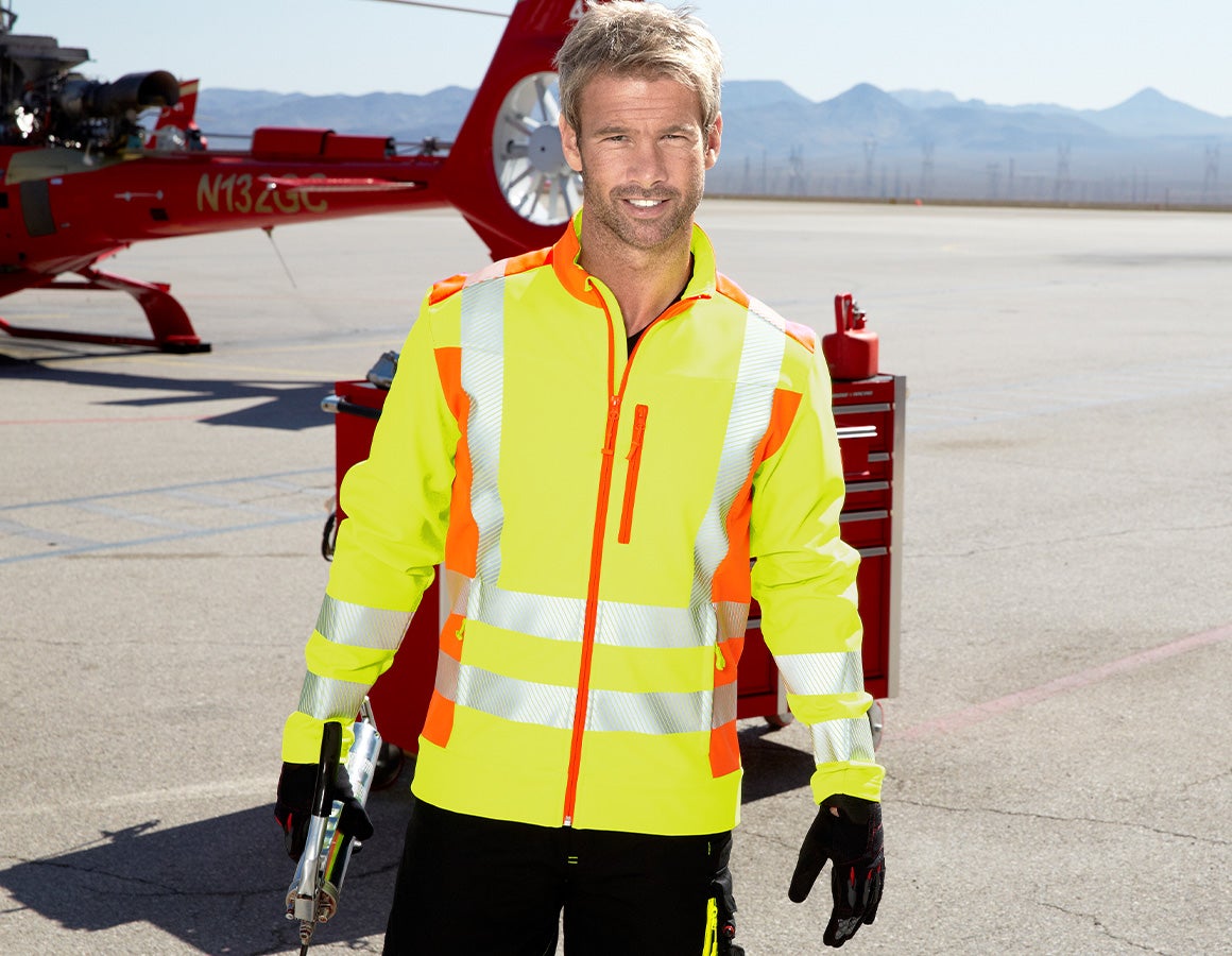 Warnschutz Softsh.Jacke softlight e.s.motion 2020