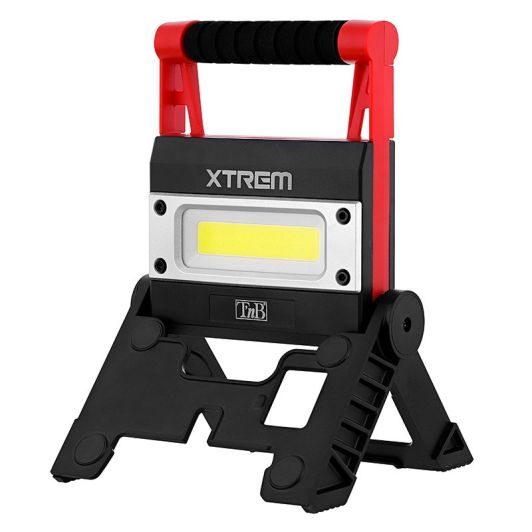 Lampă de lucru T'nB XTREMWORK - Reîncărcabilă și robustă