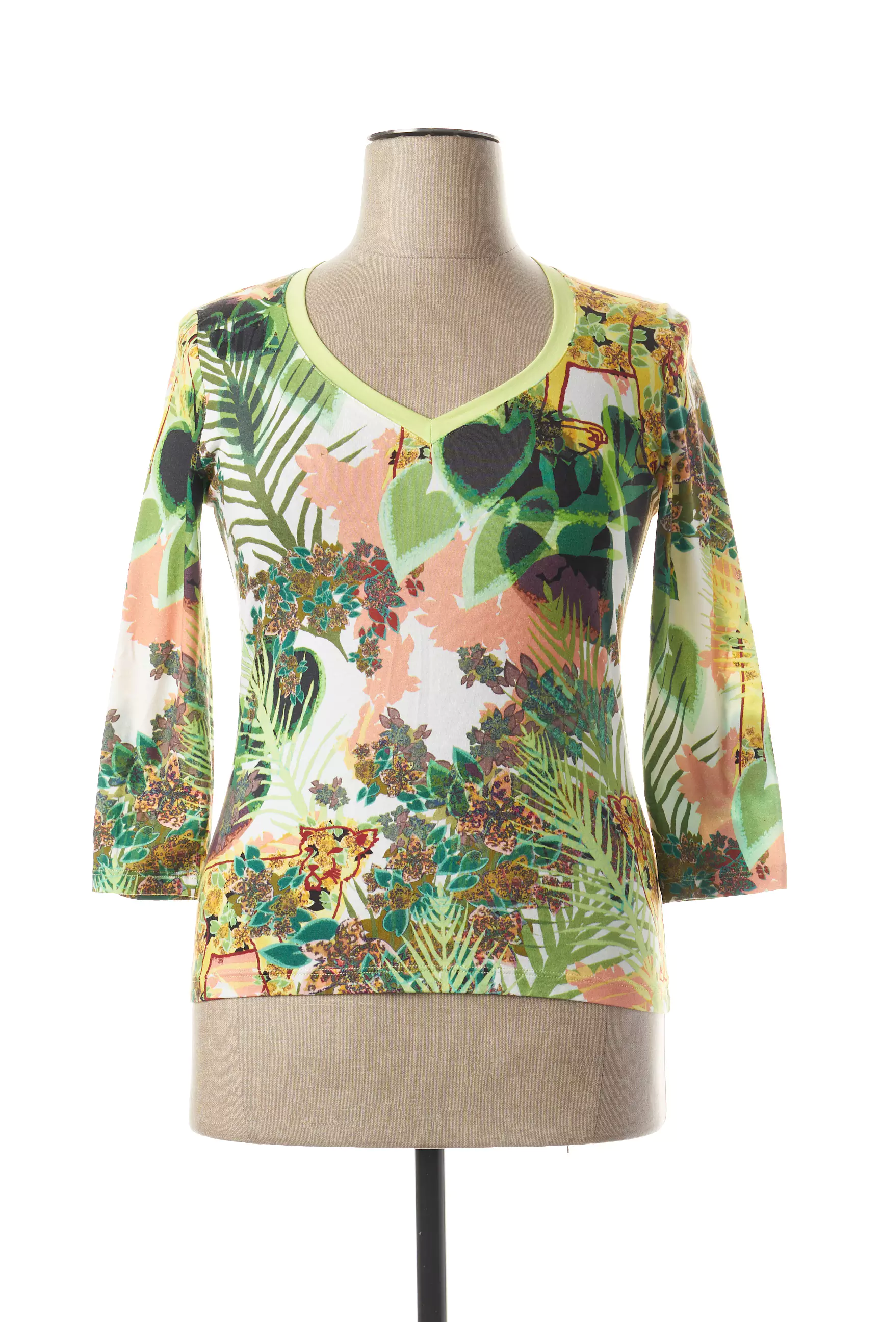 Evalinka Tshirts Femme couleur vert
