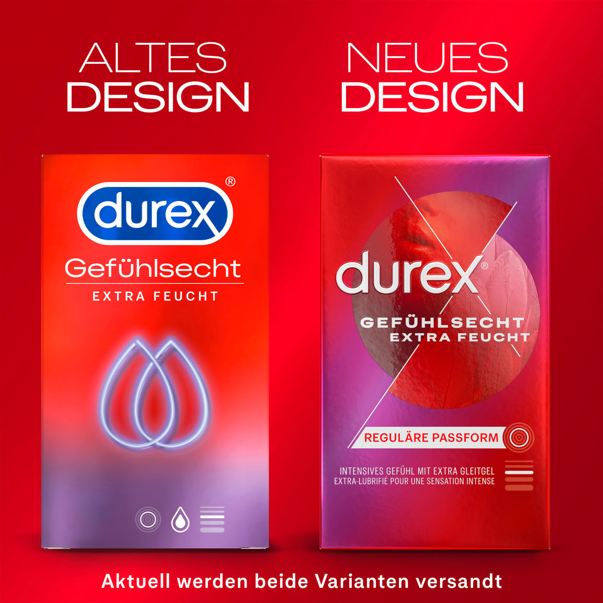 Kondome Gefühlsecht Extra Feucht, Breite 56mm, 8 St