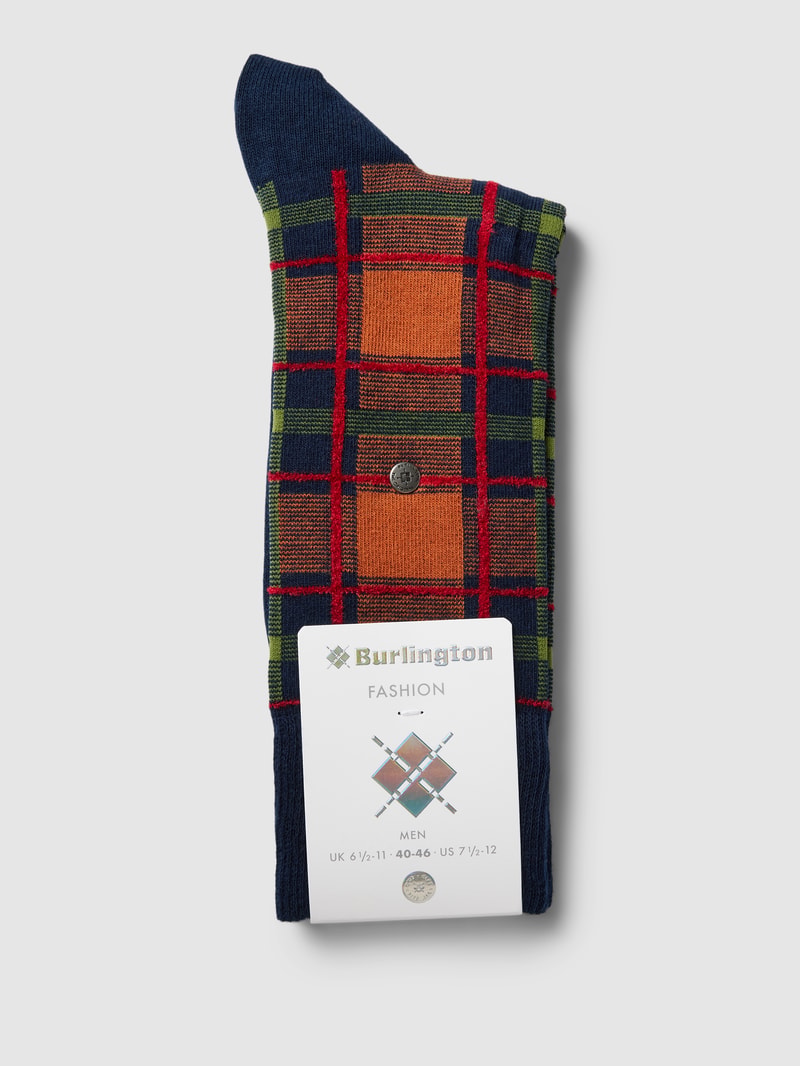 Socken mit Label-Stitching in marineblau