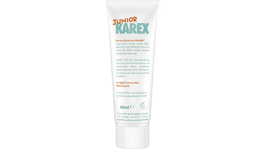 Karex Junior Zahnpasta 65 ml
