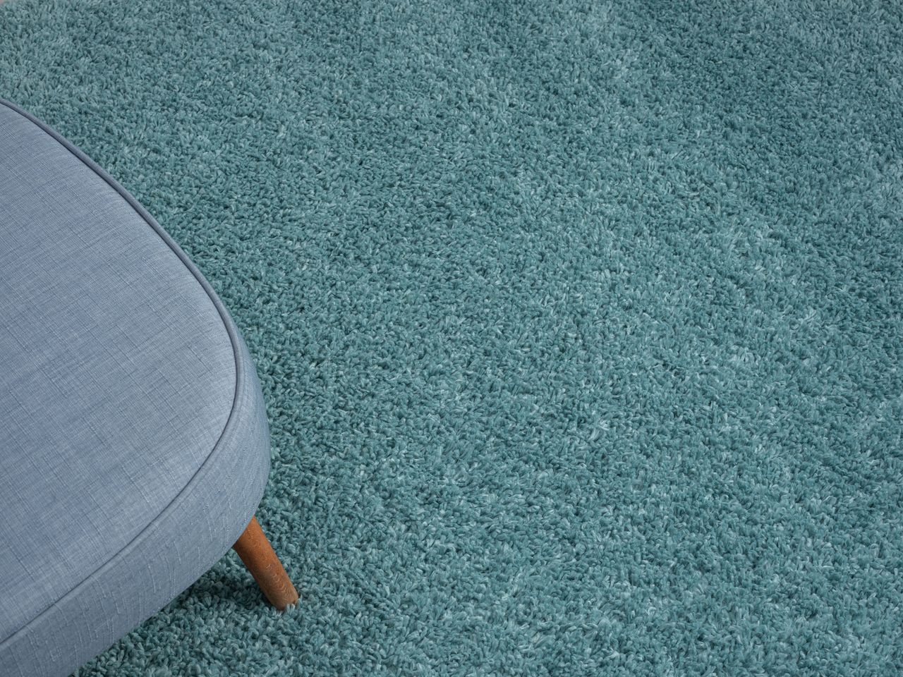 MyFlair Teppich Elodie, 160cm x 230cm, Farbe Hellblau, rechteckig, Florhöhe 37mm