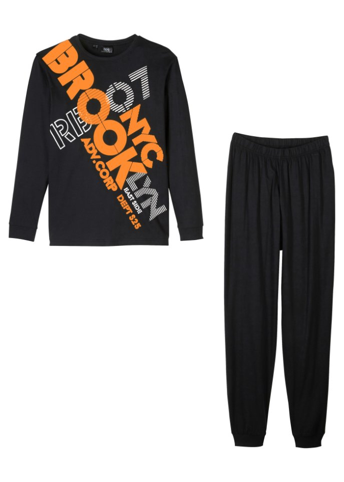 Junge Pyjama aus Bio-Baumwolle (2-tlg. Set)