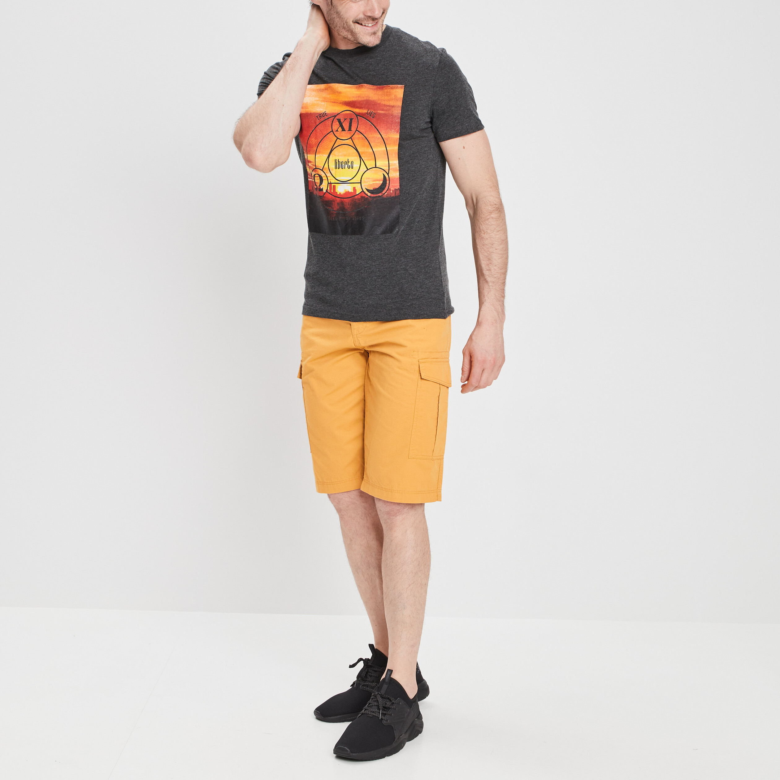 T-shirt Liberto gris foncé homme | La Halle